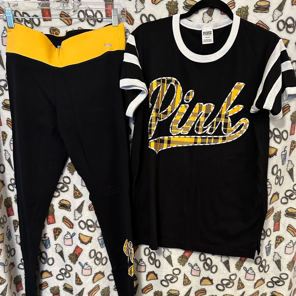 Pink brand three piece ensemble.